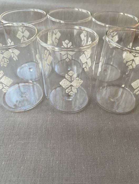Комплект стопок "Кришталева Чарка" Стопки советские. стекло. нові 6шт