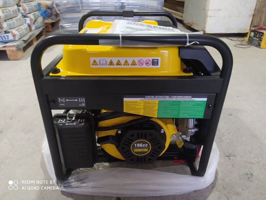 Генератор Champion CPG3500E2 бензин-газ 2.8 кВт  2*230в