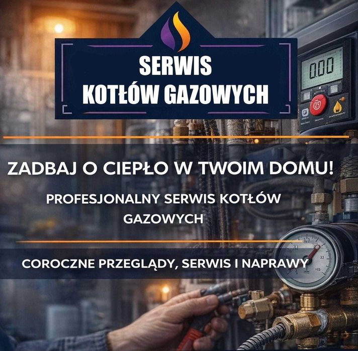 Montaż i serwis pieców / kotłów gazowych, przegląd instalacji