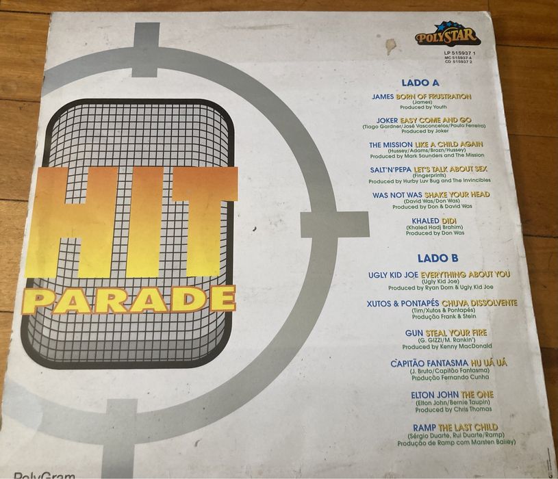 Disco vinil duplo- hit parade 1992