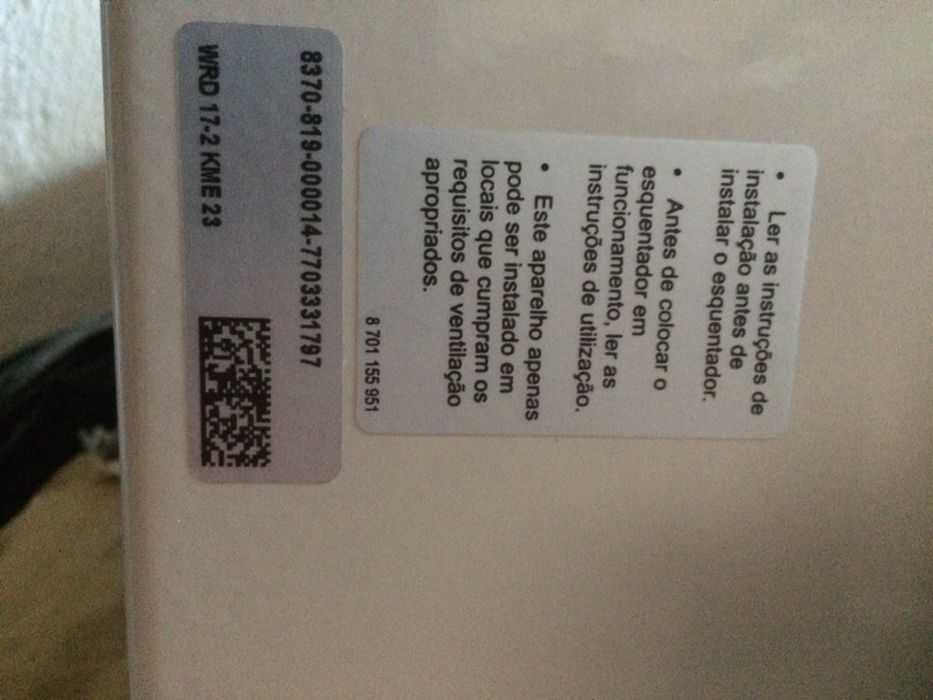 Esquentador Junkers 17 L