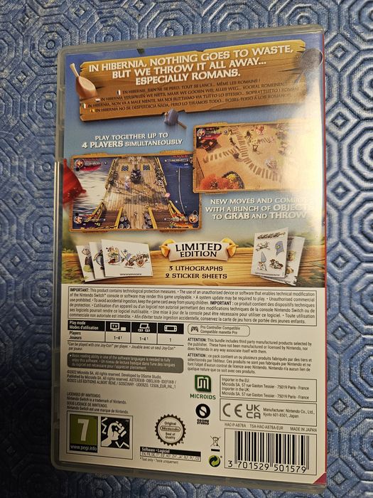 Asterix & Obelix XXXL: From Hibernia - Limited Edition nintendo switch