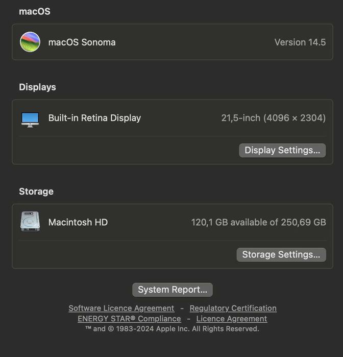 Apple iMac Retina 4K, 21.5-inch 3GHz 6-Core i5/RAM32/SSD256 [A2116]