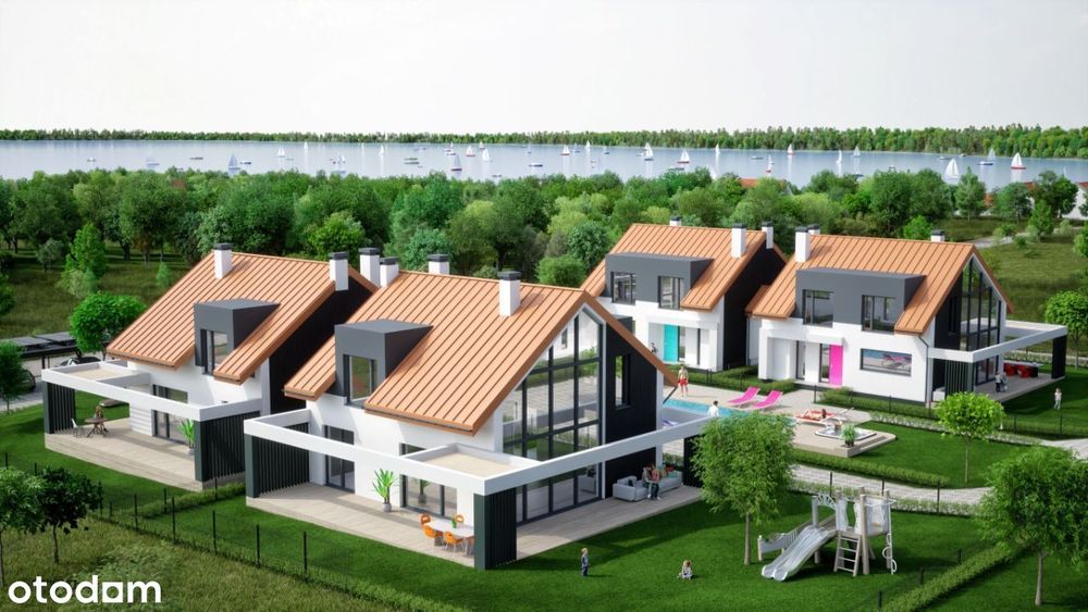 Enklawa Mazury, luksusowe domy z basenem, przy szlaku WJM