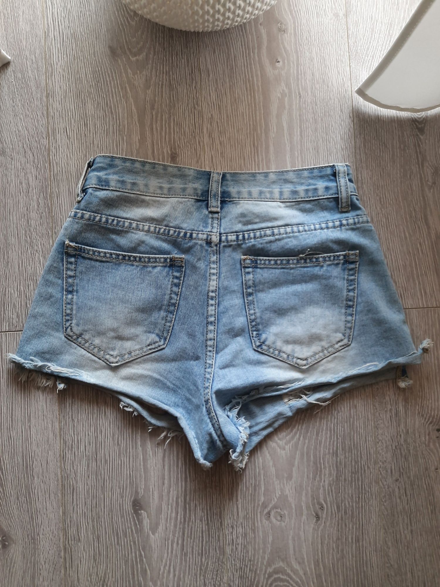 Krótkie brazylijskie szorty spodenki jeansowe s 36Andżela dziury Parczew •  OLX.pl