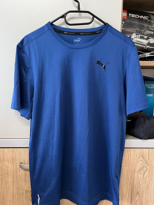 Koszulka męska sportowa granatowa do piłki nożnej Puma /L