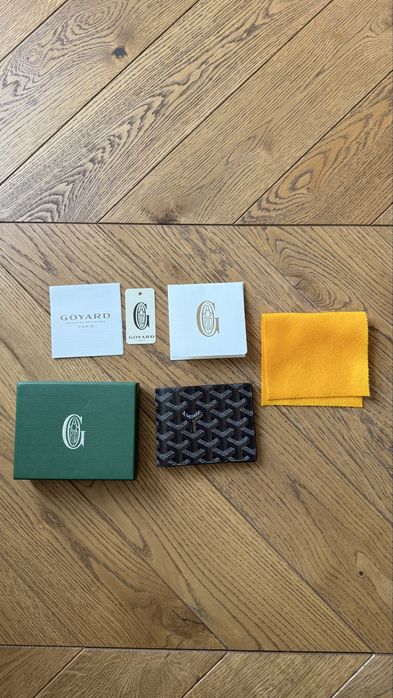 Portfel Goyard składany z monogramem