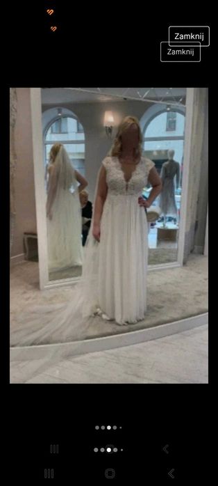 Suknia ślubna, Viola Piekut, model Tilla, 38, 40, 2019 rok