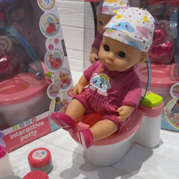 АКЦІЯ! Пупс лялька Tutu love 9263, п'є, функціональний горщик, звук, с