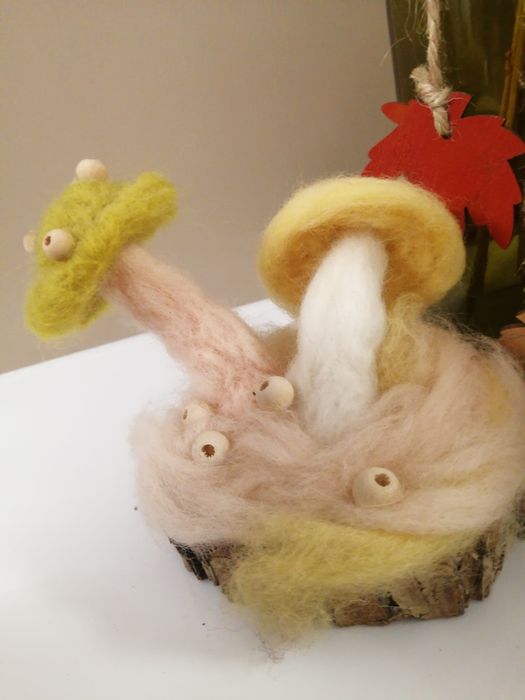 Grzybki filc Handmade