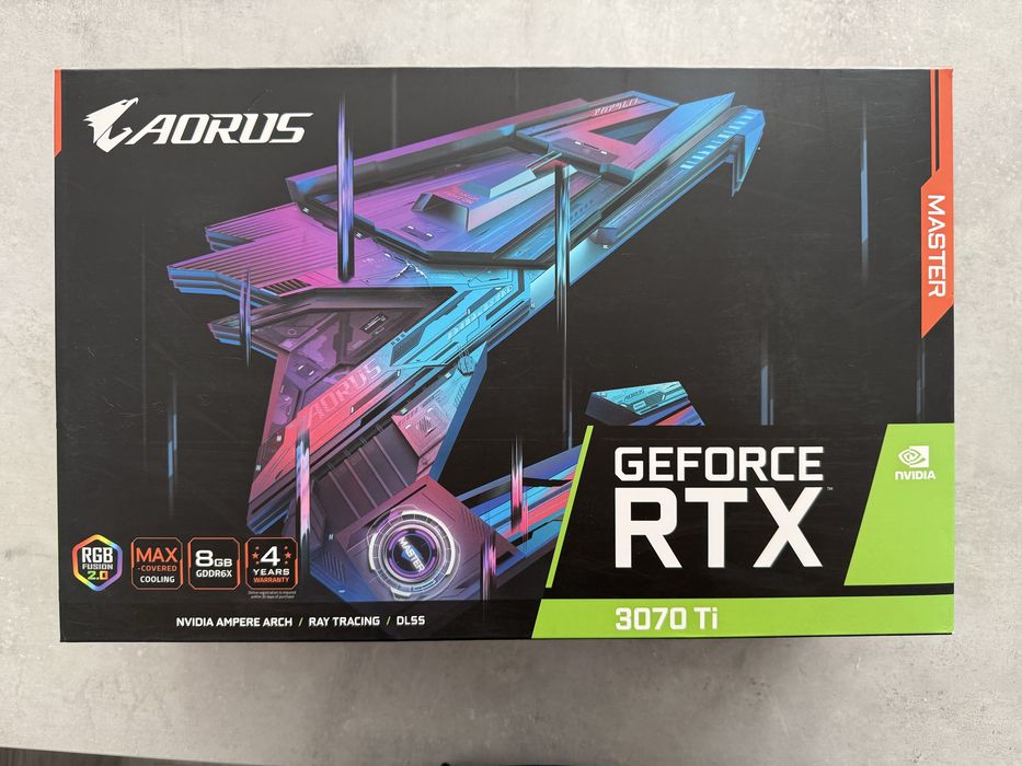 Karta graficzna GIGABYTE Aorus GeForce RTX 3070Ti Master 8GB