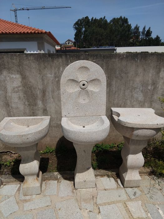Fonte de pedra de ponte de Lima