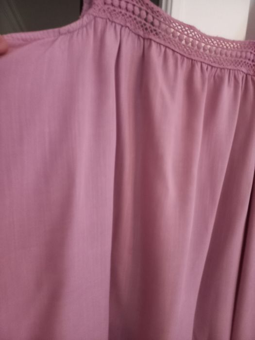 Blusa / tope com alsas largas Made in Italy. Impecável  L