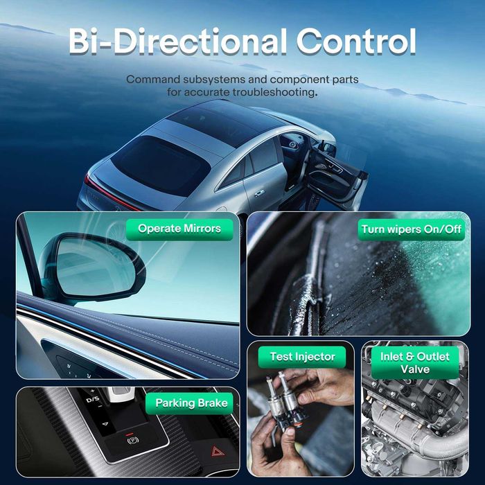 Máq. Diagnostico Auto V. Elétricos Launch CRP919 EV Original Nova