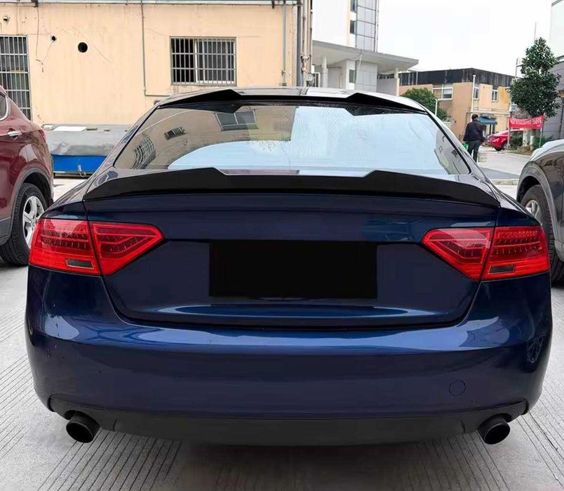 Спойлер заднього скла Audi A5 B8 Sportback 2008–2016 | Карбон / Чорний глянець