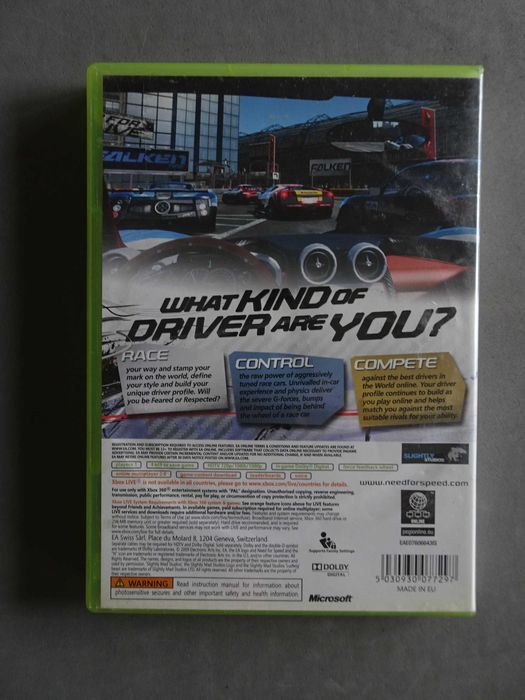 Jogo X-Box Xbox 360 - Need for Speed Shift64751956464641121