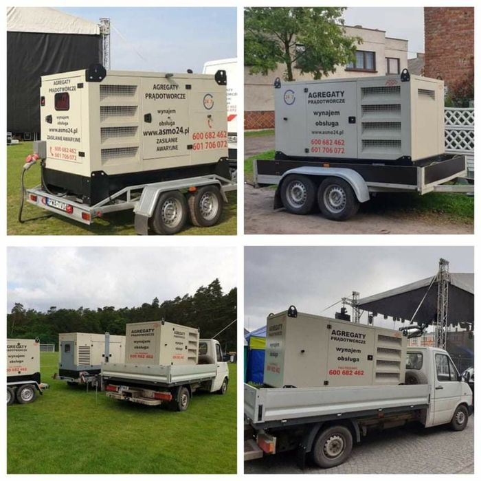 Agregat prądotwórczy / Wynajem Różne moce