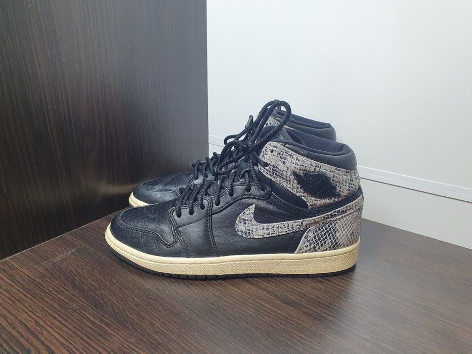 Кросівки Jordan 1 Retro High Black Snake(Оригінал)