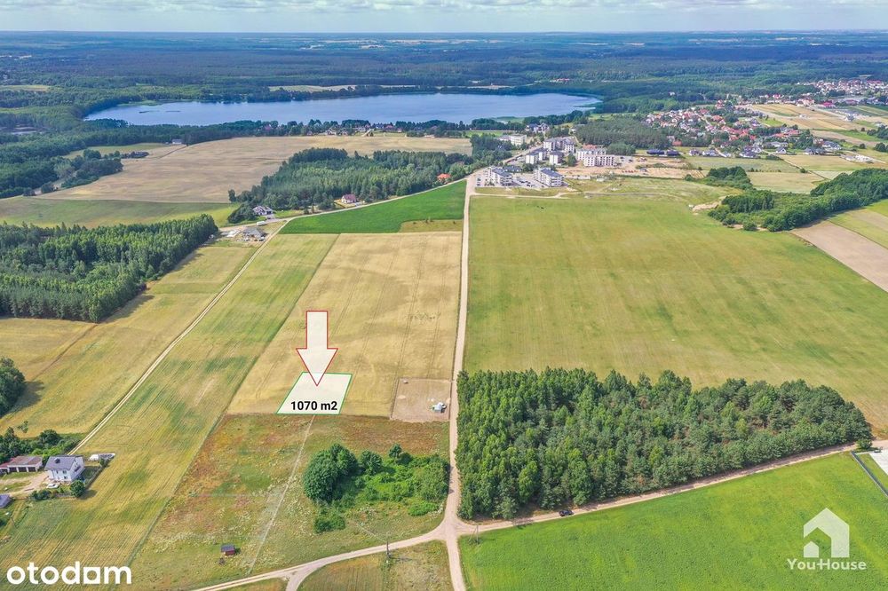 Działka budowlana blisko Jeziora – Rybno