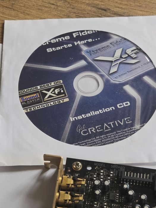 Creative Sound Blaster X-Fi SB0460 ZŁOTA najbogatsza