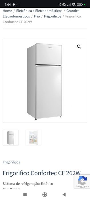 Frigorífico como novo