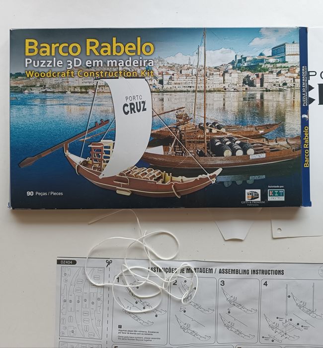 Puzzle 3D Barco rabelo