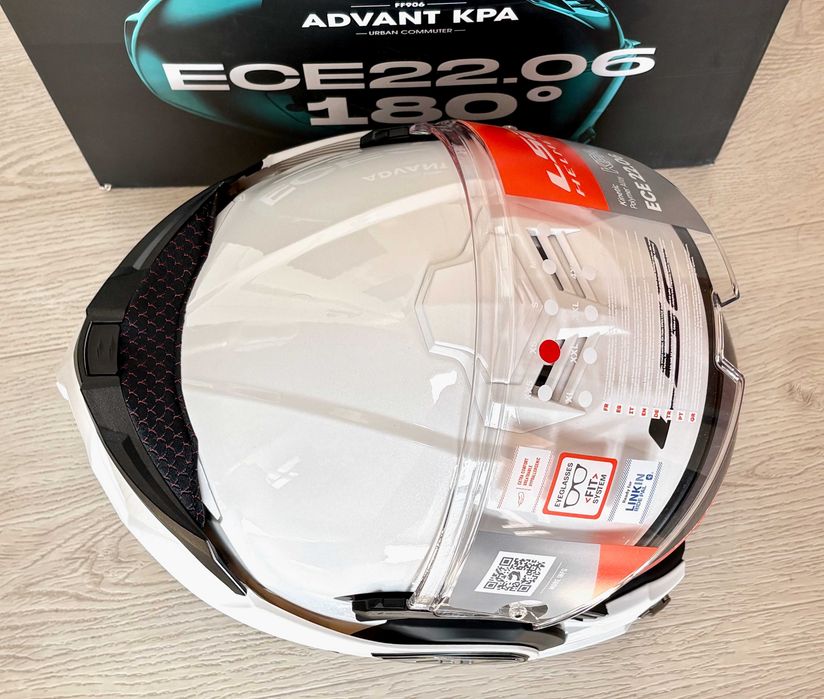 Capacete NOVO Modular 180° LS2 Advant Branco (43% DESCONTO) Tam XS