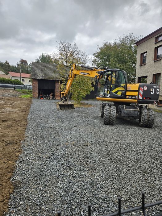 Utwardzanie wjazdów,placów,Usługi koparką, Kamień, Kruszywo,
