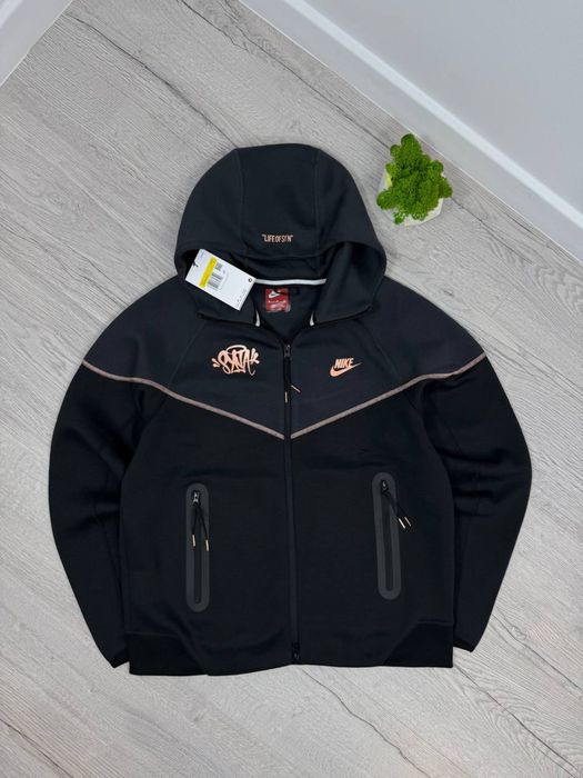 Nike Tech Fleece Central Cee чоловіче худі на блискавці | Зіпка Найк чоловіча | Олімпійка чоловіча Найк