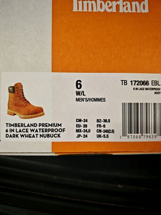 Botas Timberland originais NOVAS