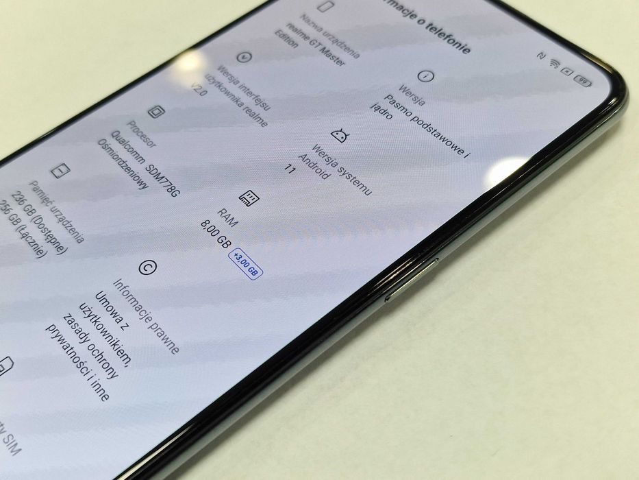 Realme GT Master Edition Dual SIM/ 8GB/ 256GB/ Cosmos Black/ Grade A+