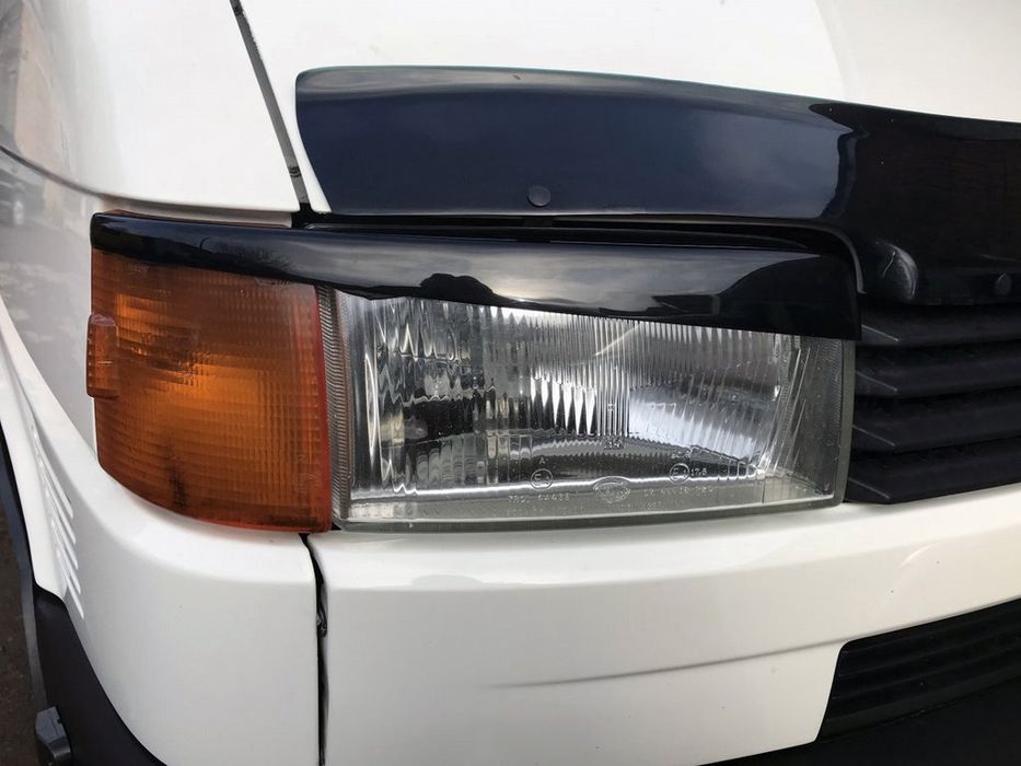 Volkswagen T4 Transporter 1990-2003 Вії Прямий капот 2 шт Чорний мат