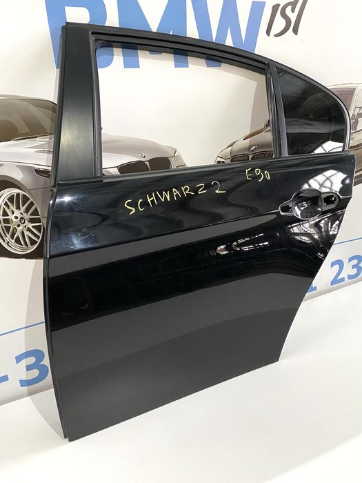 BMW E90 E91 Задня Ліва Дверь Седан 668 Schwarz 2 Чорні Двері Е90