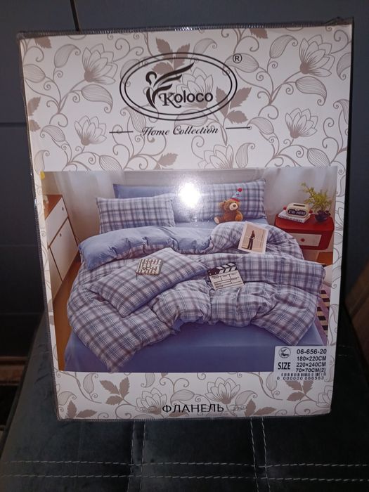 Комплект постельного белья фланель 100%коттон