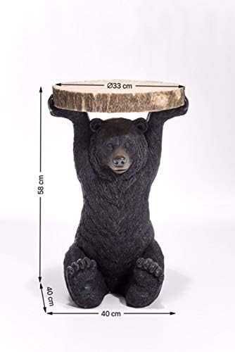 Mesa de centro mesa de cabeceira forma de urso original e retro NOVO