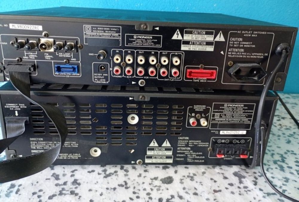 Amplificador Pioneer - 1992 - 2 peças