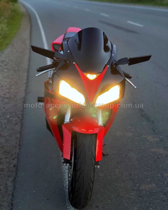 Поворотні мото зеркала заднього виду на мотоцикл універсальні