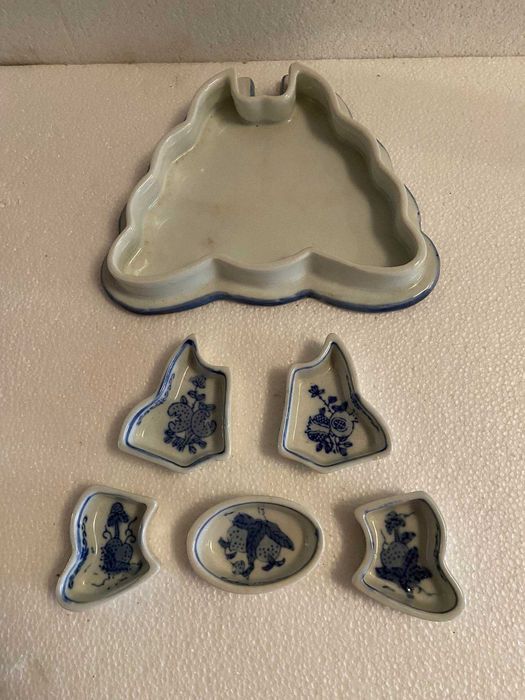 Caixa para especiarias em porcelana chinesa