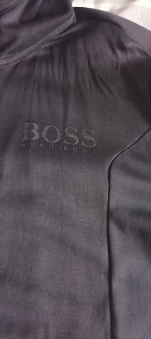 Bluza boss czarna z kapturem m