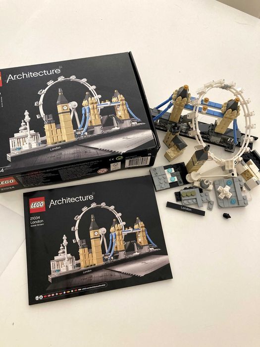 Lego Arquitetura Parir/London/Chicago 21044/21034/21033