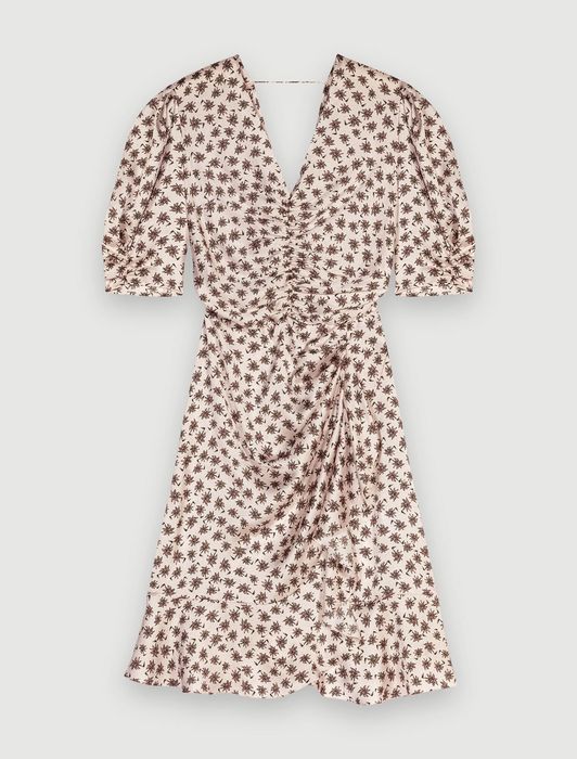 сукня Maje Palm-tree print dress із