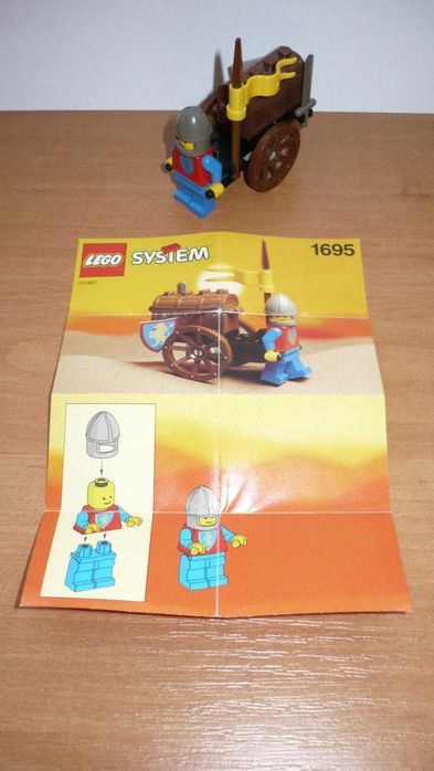 Klocki LEGO® 1695 Castle Treasure Chest 1992r. Kompletność 100