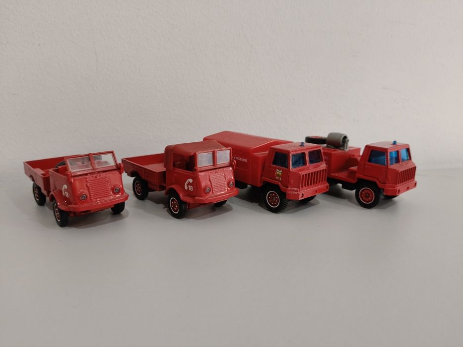 Miniaturas de veículos de bombeiros, escala 1:50 e 1:55