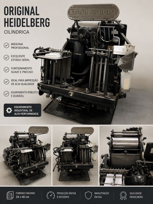 Máquina de Impressão Original Heidelberg