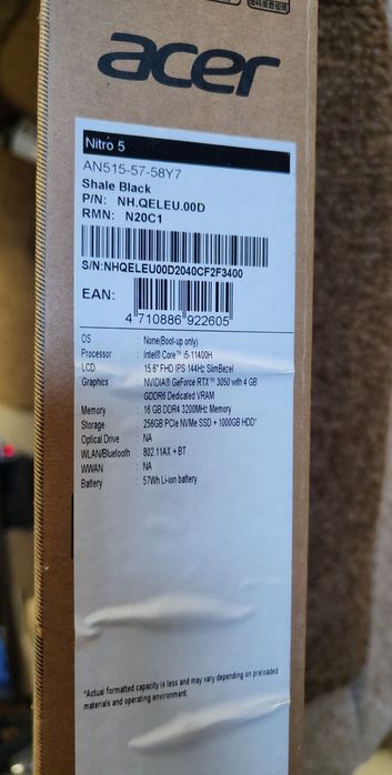 Ігровий ноутбук Acer Nitro 5