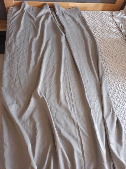 Штора Икеа Ikea Hannalil 145*300 , Majgull серая блекаут 144*247