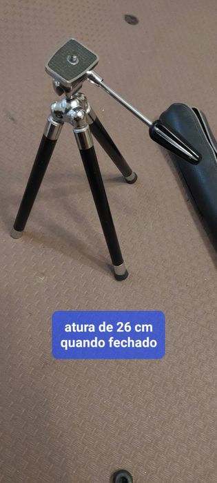 Tripé telescópico para máquina fotográfica