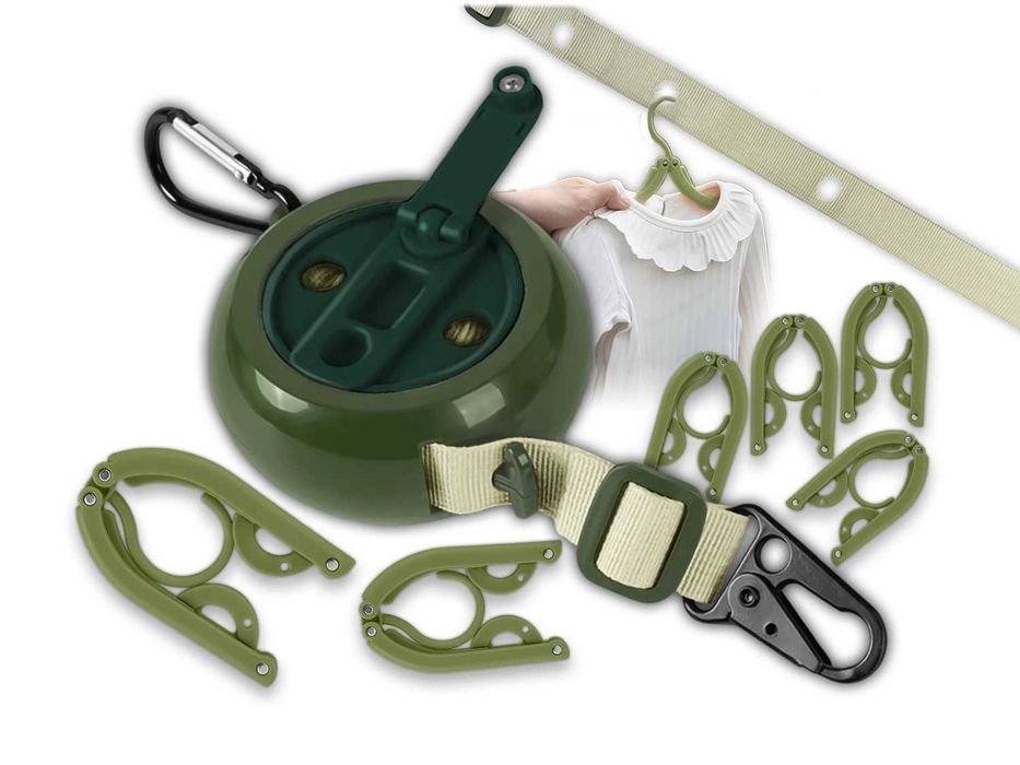 suszarka ogrodowa na pranie rozwijana ubrania na balkon biwakowa linka