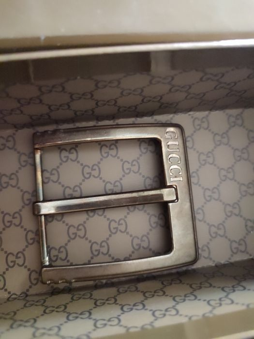 Miedziana vintage sprzączką gucci do paska