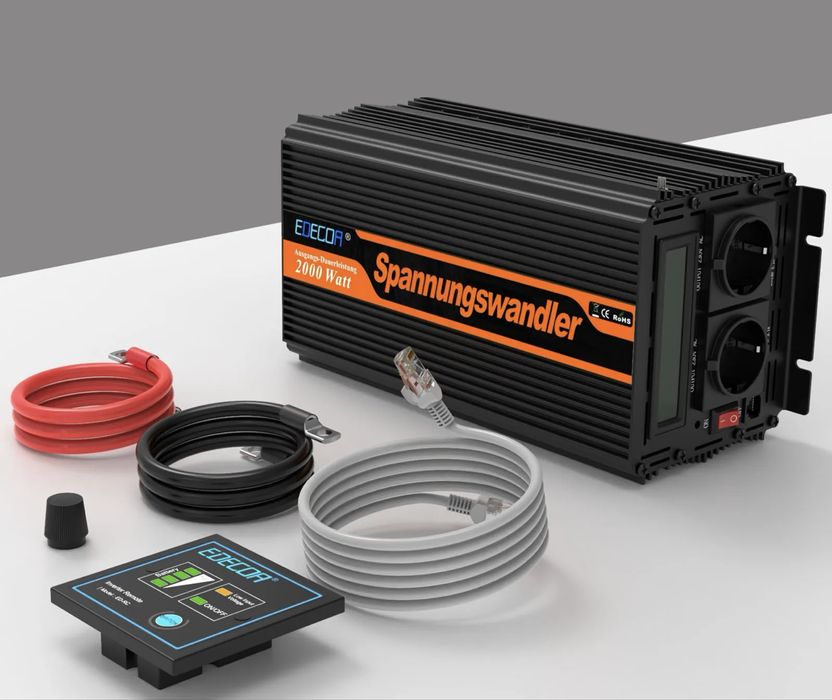 Inversor / Conversor EDECOA 2000W / 4000W * [12V/24V]